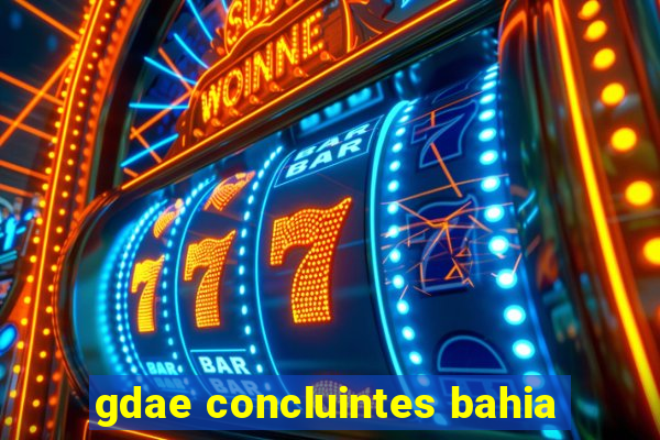 gdae concluintes bahia